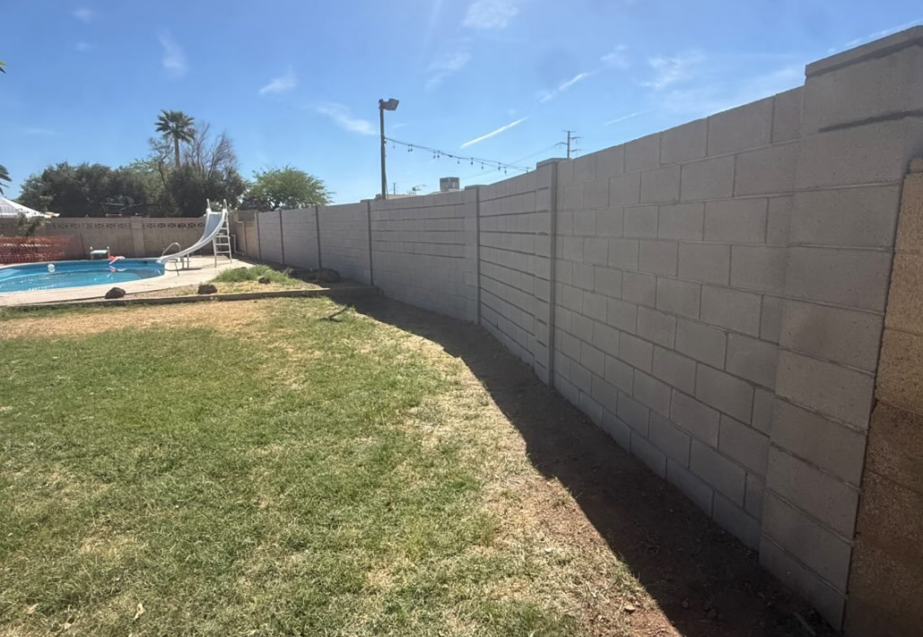 Perimeter Block Fence Wall