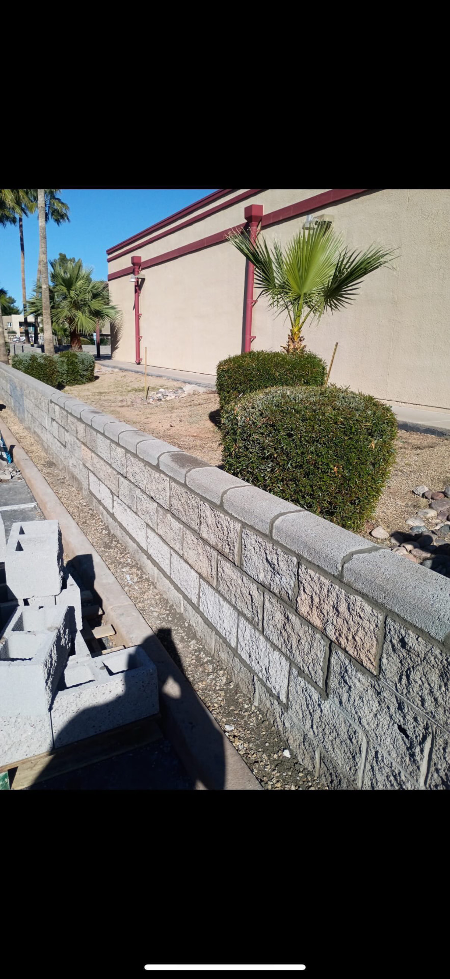 Block Repairs — Retaining Wall Rebuild