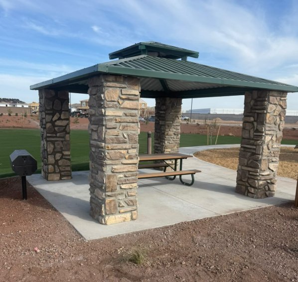Stone Column Ramada — Phoenix