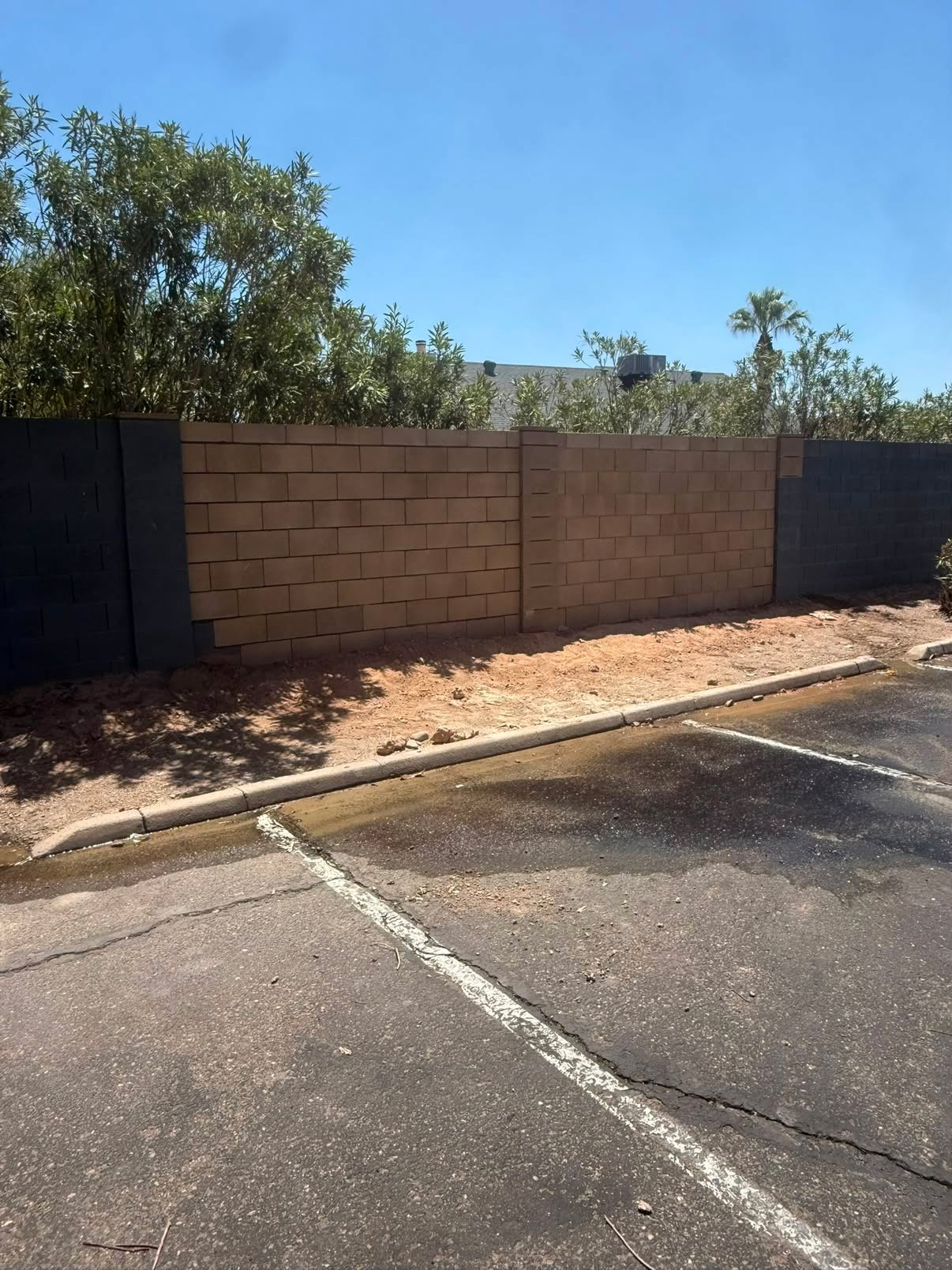 Commercial Wall Infill & Color Match — after